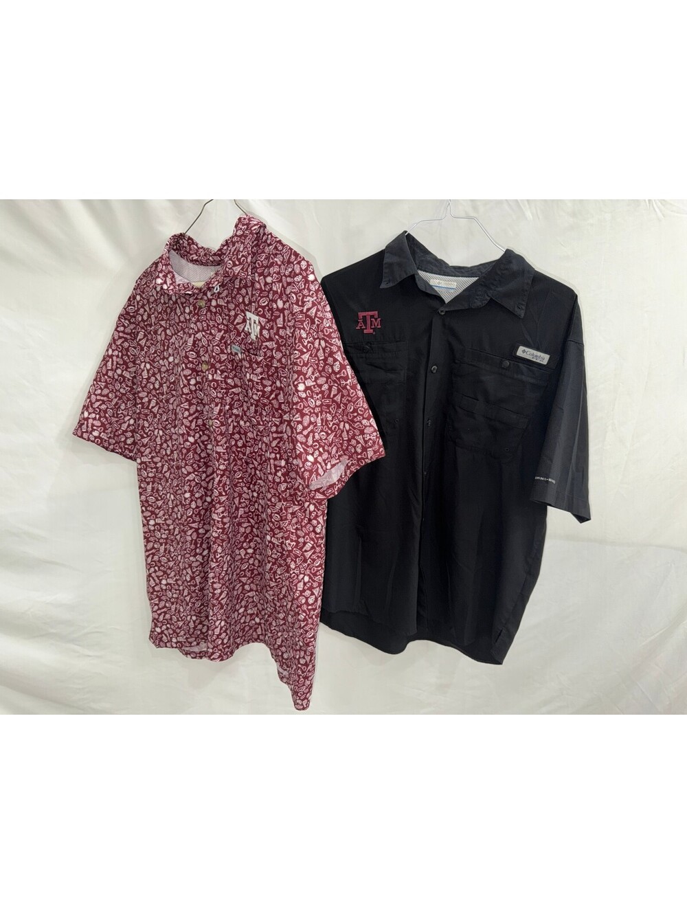 Columbia Texas A&M Short Sleeve Button-Up Shirts, Set of 2